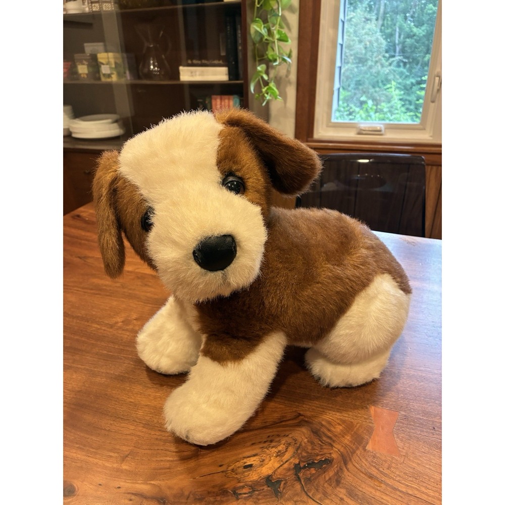 Vintage Chosun Intnl Saint Bernard Dog Plush Large 360 Swivel Head